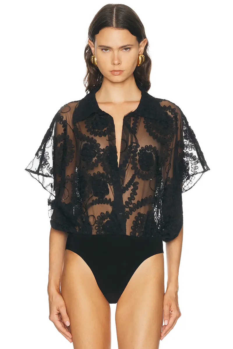 Norma Kamali For FWRD Oversized Norma Kamali Sleeveless Bodysuit | Thumbnail 2 Norma Kamali For FWRD Oversized Norma Kamali Sleeveless Bodysuit | Thumbnail 2