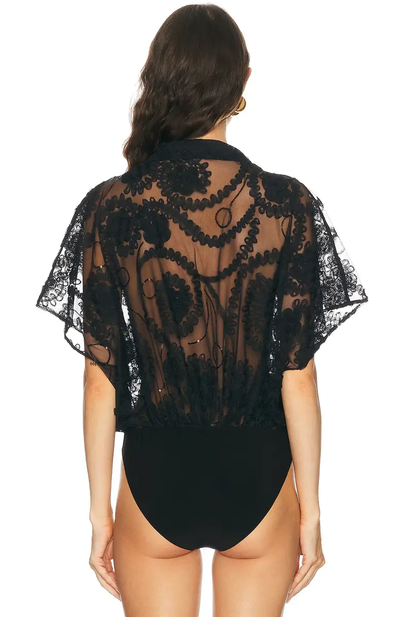 Norma Kamali For FWRD Oversized Norma Kamali Sleeveless Bodysuit | Thumbnail 4 Norma Kamali For FWRD Oversized Norma Kamali Sleeveless Bodysuit | Thumbnail 4