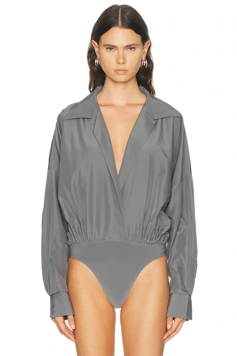 Norma Kamali Oversized Bodysuit | Thumbnail 2 Norma Kamali Oversized Bodysuit | Thumbnail 2
