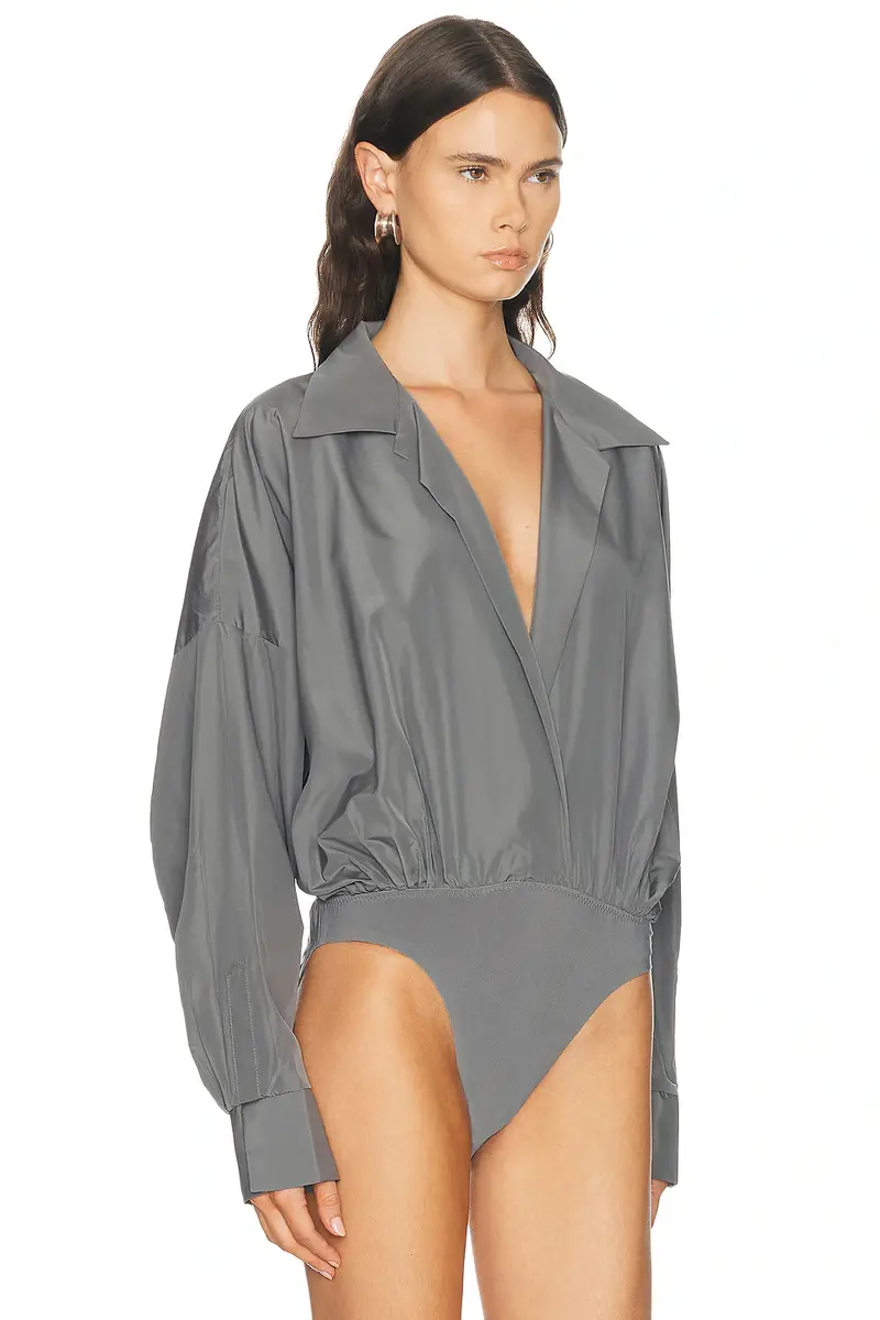 Norma Kamali Oversized Bodysuit | Thumbnail 3 Norma Kamali Oversized Bodysuit | Thumbnail 3