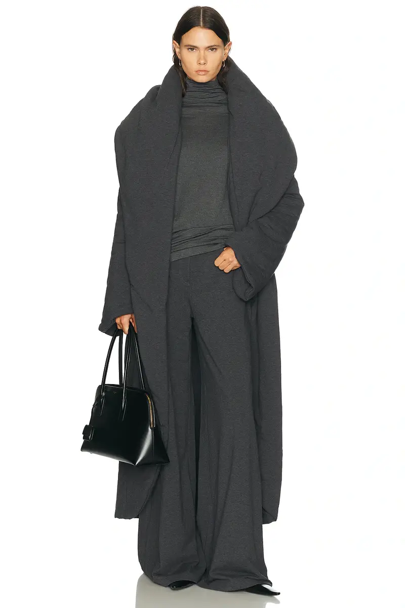 Norma Kamali Long Sleeve Turtleneck Easy Fit Top | Thumbnail 4