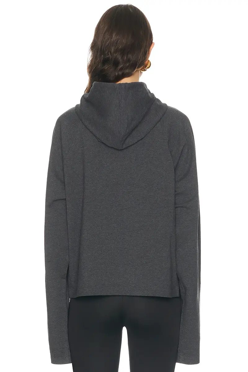 Norma Kamali Oversized Raglan Sleeve Hooded Top | Thumbnail 3 Norma Kamali Oversized Raglan Sleeve Hooded Top | Thumbnail 3