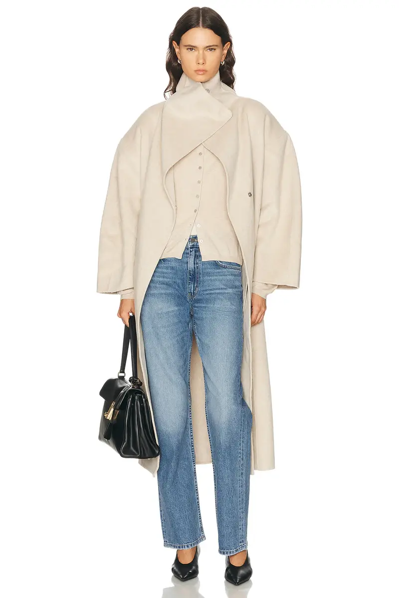 EAVES Nora Wool Coat | Thumbnail 3 EAVES Nora Wool Coat | Thumbnail 3