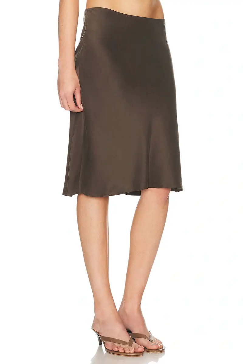 EAVES Romy Washed Silk Midi Skirt | Thumbnail 3 EAVES Romy Washed Silk Midi Skirt | Thumbnail 3