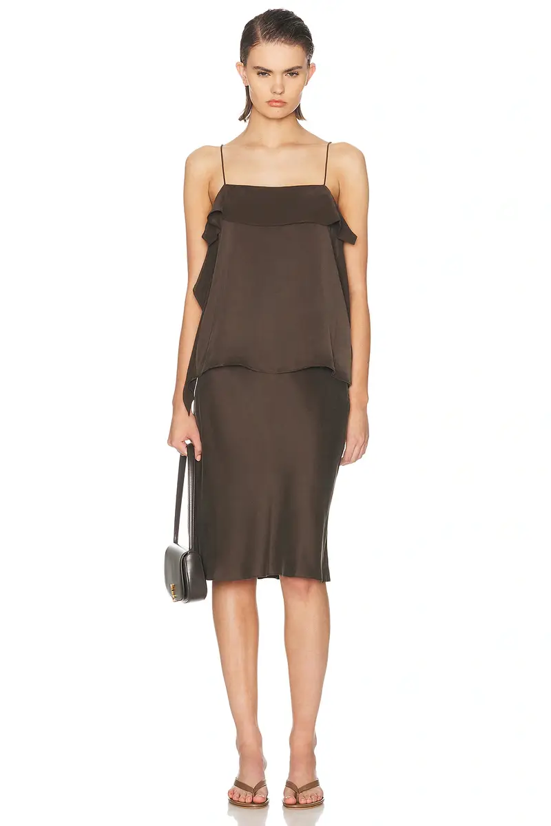 EAVES Romy Washed Silk Midi Skirt | Thumbnail 6 EAVES Romy Washed Silk Midi Skirt | Thumbnail 6