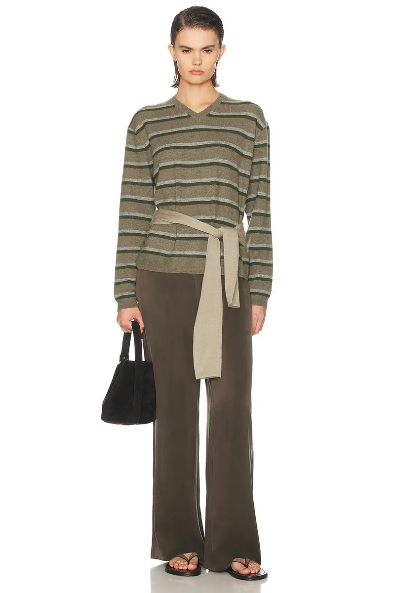 EAVES Loretta Wide Leg Washed Silk Pant | Thumbnail 6 EAVES Loretta Wide Leg Washed Silk Pant | Thumbnail 6