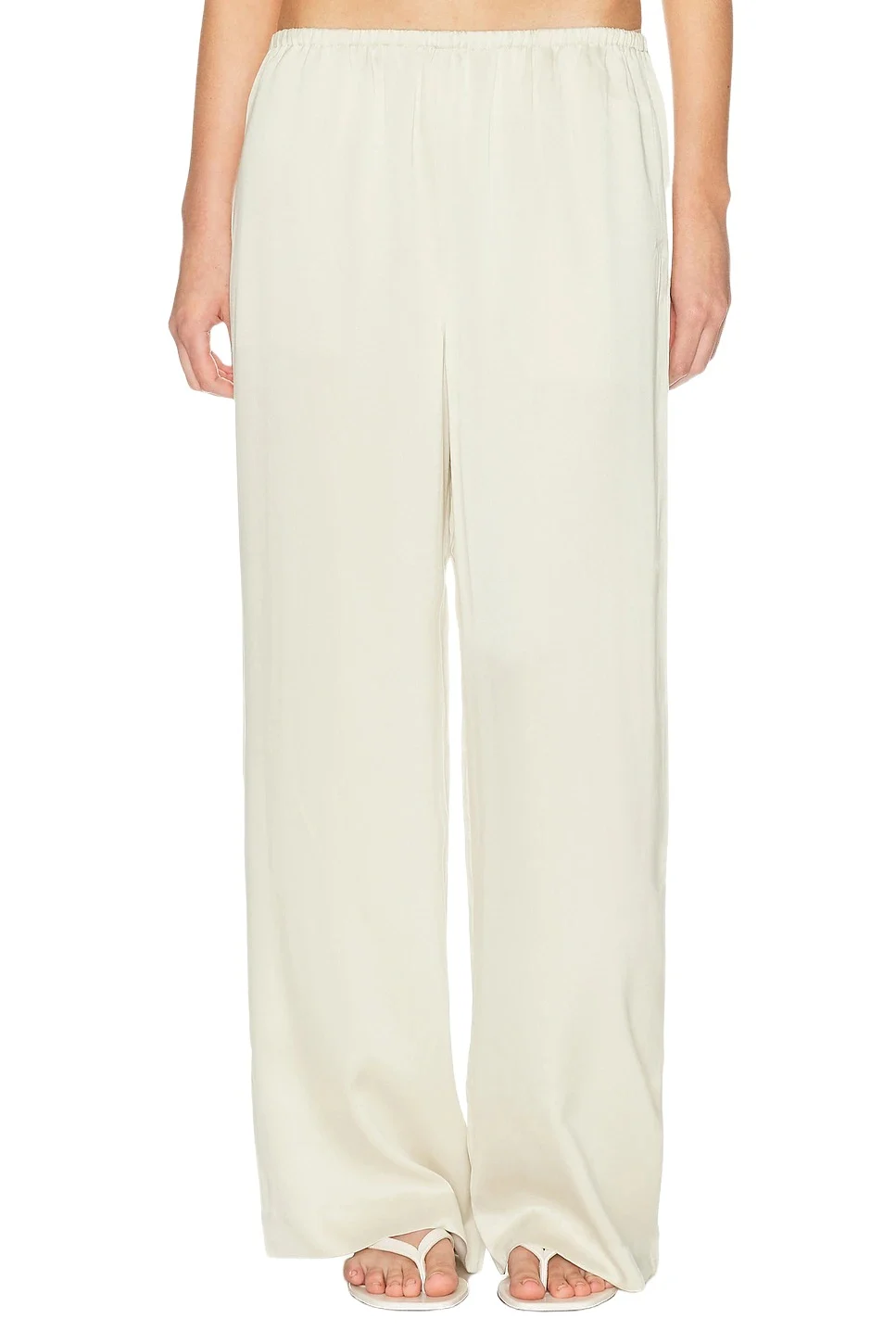 Loretta Wide Leg Washed Silk Pant