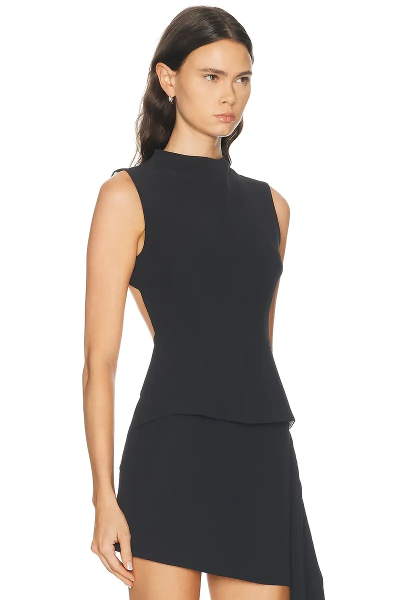 EAVES Lisa Crepe Top | Thumbnail 3 EAVES Lisa Crepe Top | Thumbnail 3