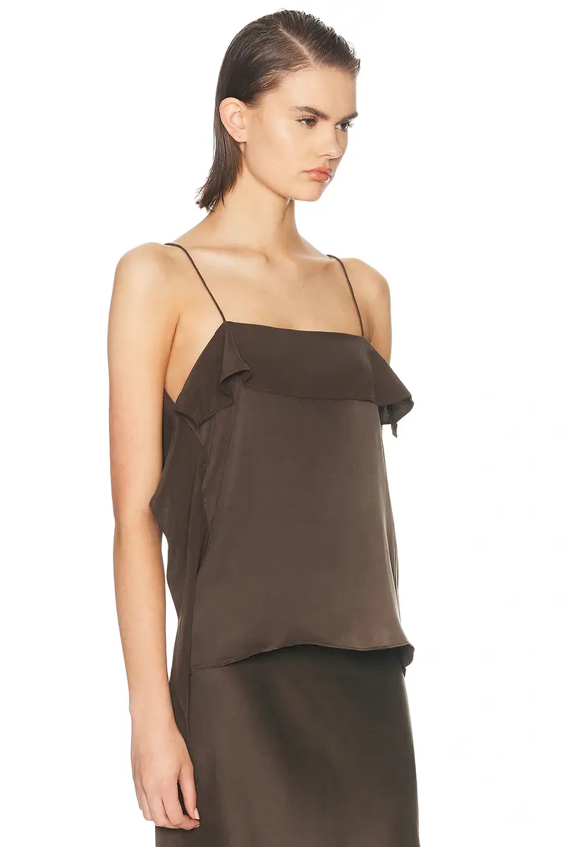 EAVES Emilia Washed Silk Top | Thumbnail 3