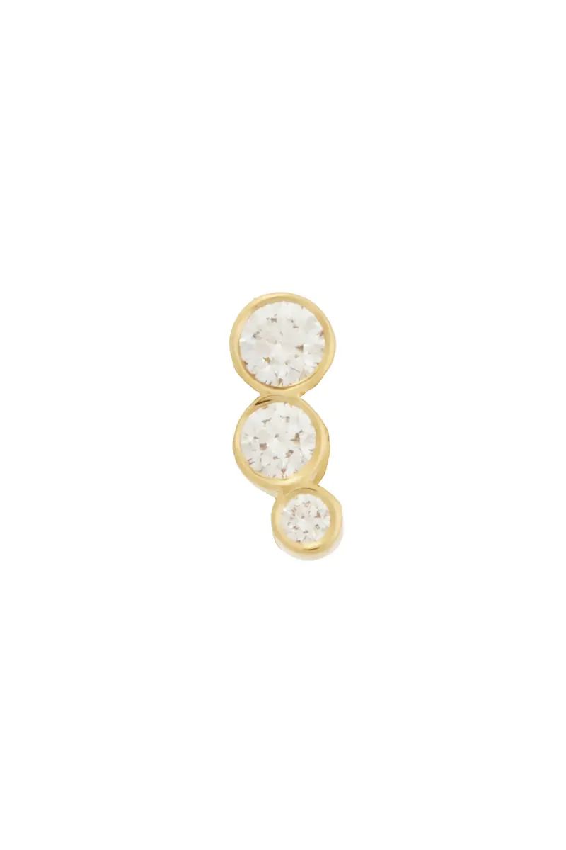 Sophie Bille Brahe Croissant Trois Earring