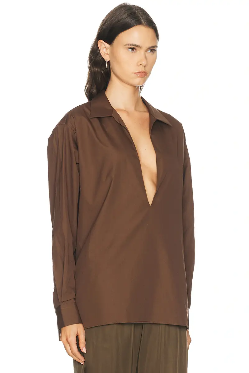 Comme Si Deep V Neck Shirt | Thumbnail 2 Comme Si Deep V Neck Shirt | Thumbnail 2
