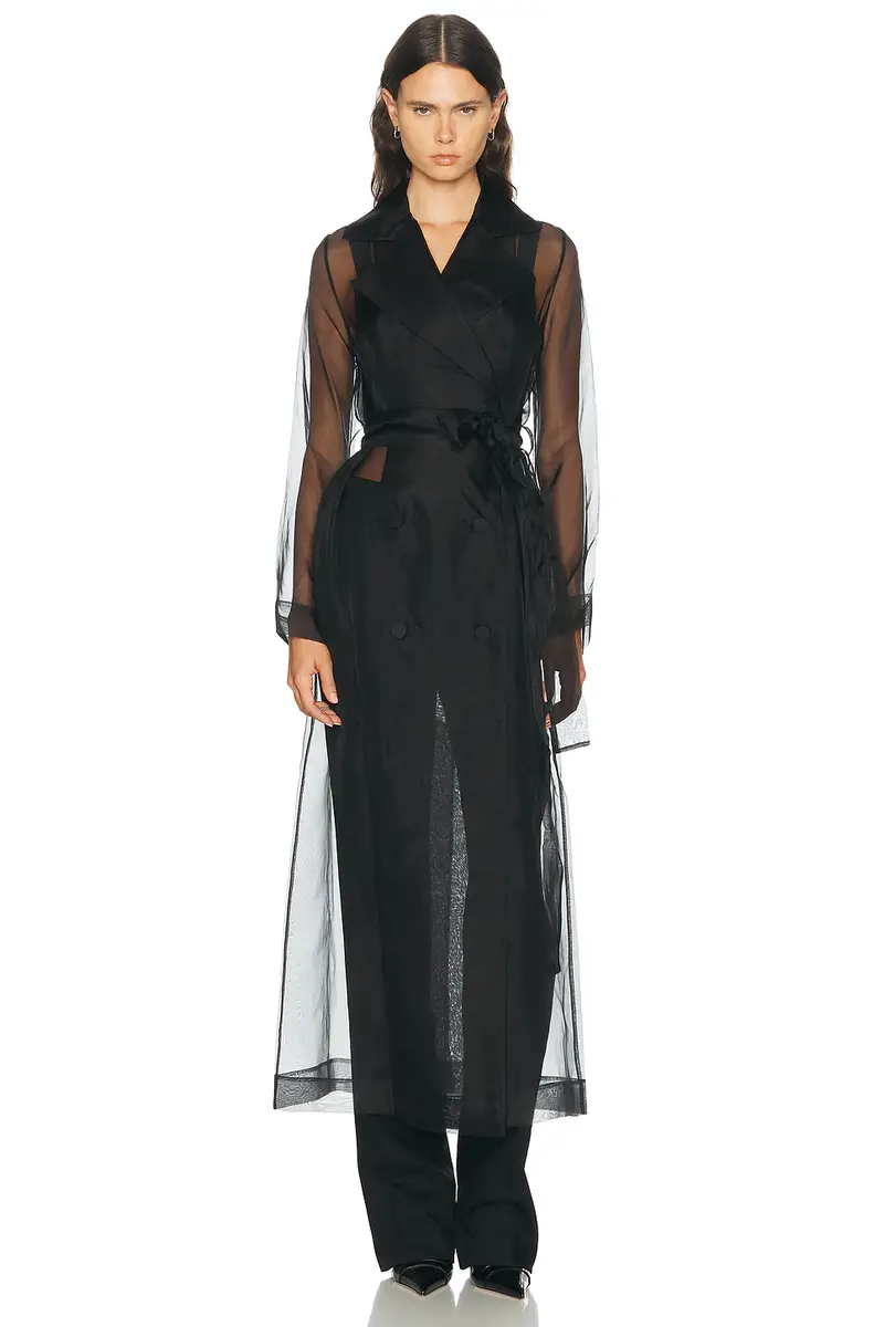 Kiki de Montparnasse Soie Organza Trench Coat | Thumbnail 2 Kiki de Montparnasse Soie Organza Trench Coat | Thumbnail 2