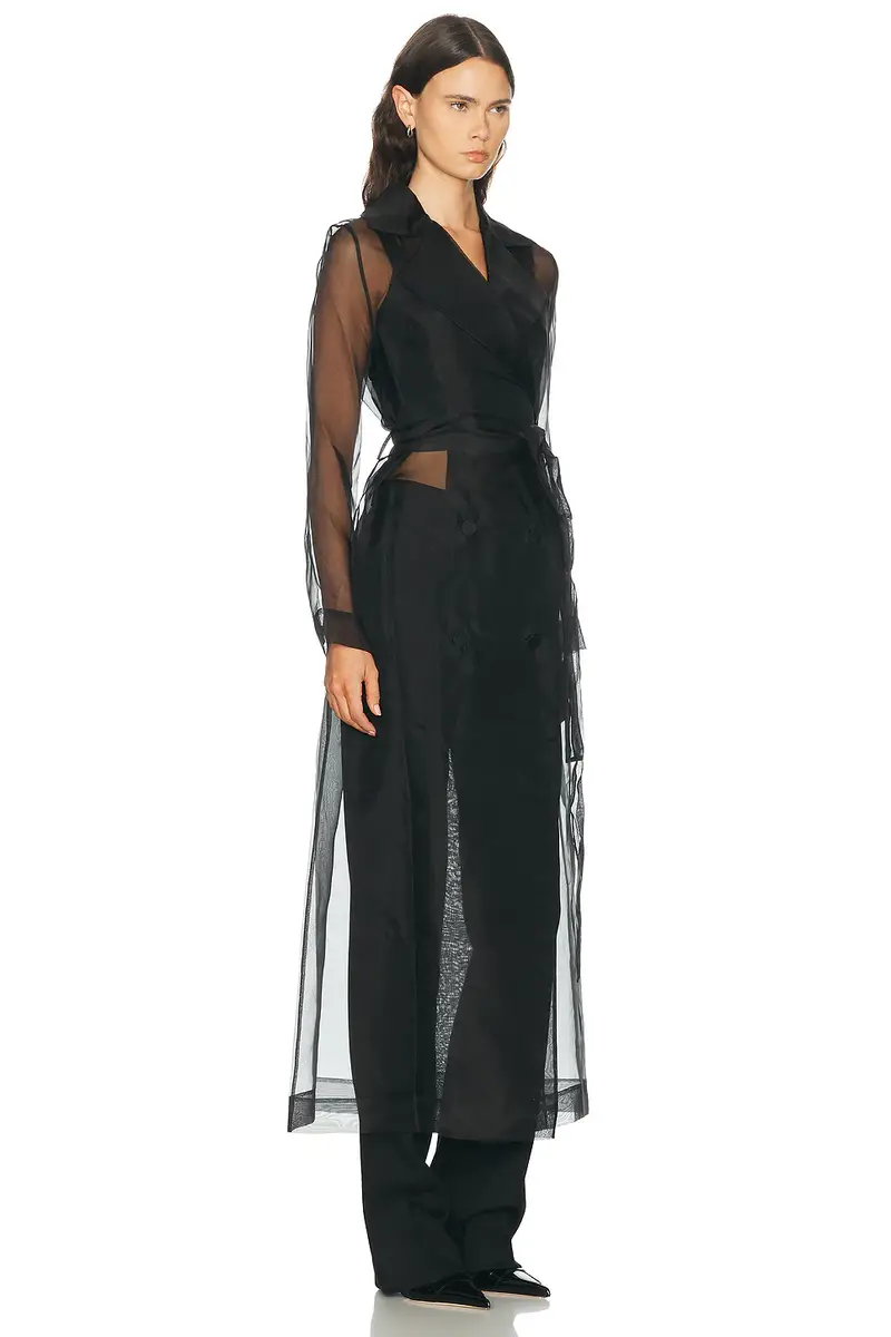 Kiki de Montparnasse Soie Organza Trench Coat | Thumbnail 3 Kiki de Montparnasse Soie Organza Trench Coat | Thumbnail 3