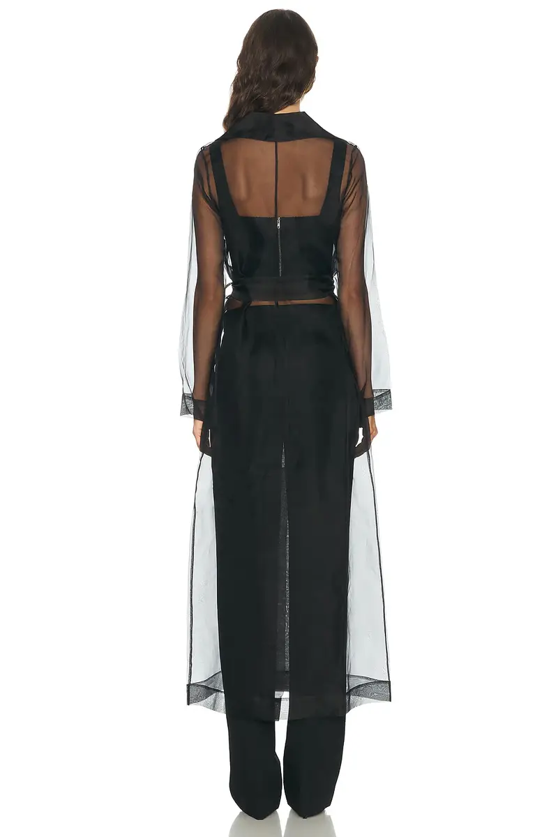 Kiki de Montparnasse Soie Organza Trench Coat | Thumbnail 4 Kiki de Montparnasse Soie Organza Trench Coat | Thumbnail 4