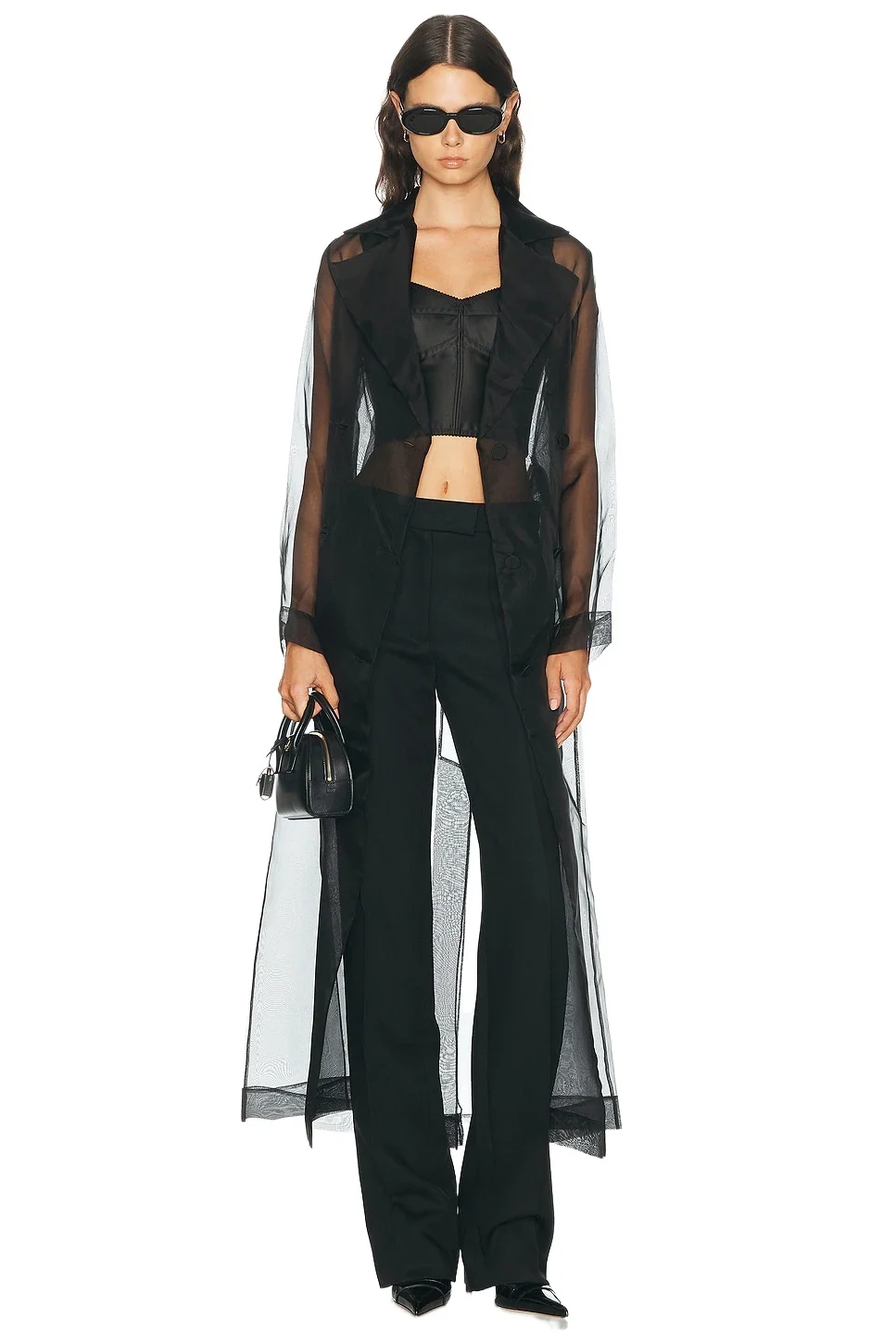 Kiki de Montparnasse Soie Organza Trench Coat