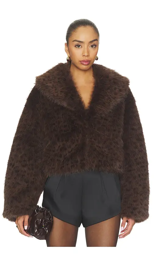 MAJORELLE Astrid Faux Fur Jacket | Thumbnail 2 MAJORELLE Astrid Faux Fur Jacket | Thumbnail 2