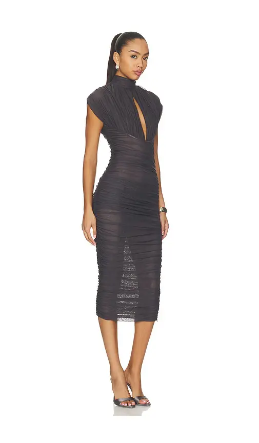 SEROYA Saba Mesh Dress | Thumbnail 2