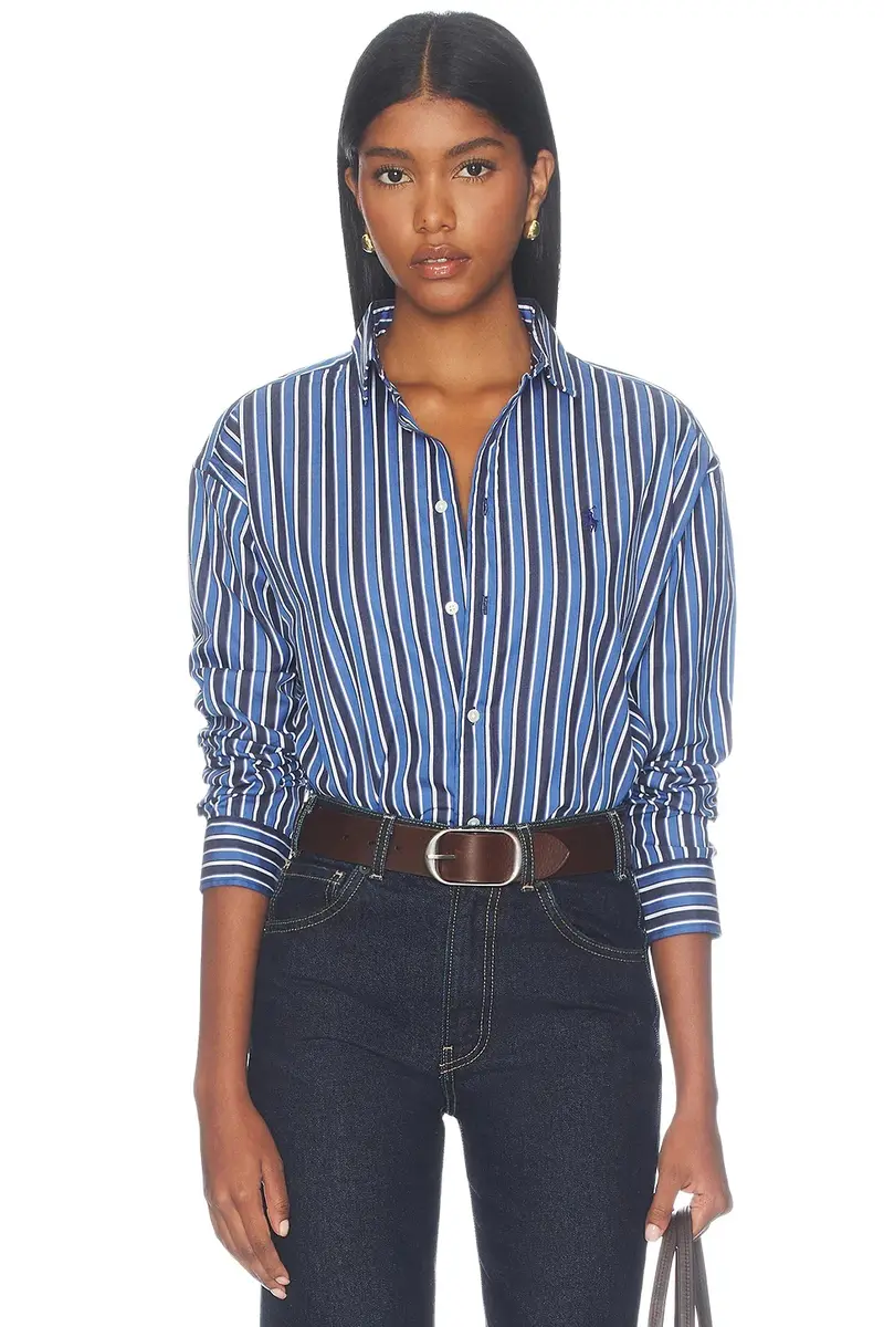 Cotton Long Sleeve Blouse