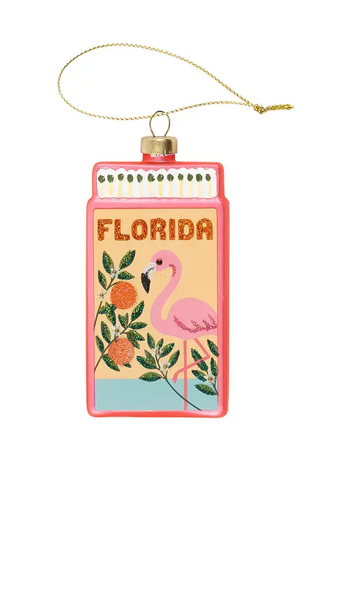 Florida Matchbook Ornament Florida Matchbook Ornament