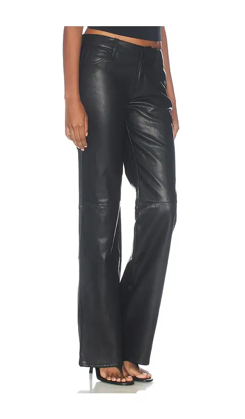 GOOD AMERICAN Better Than Leather Low Rise Bootcut Pant | Thumbnail 2