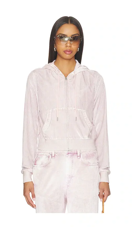 rag & bone Miramar Velvet Zip-up Hoodie | Thumbnail 2 rag & bone Miramar Velvet Zip-up Hoodie | Thumbnail 2