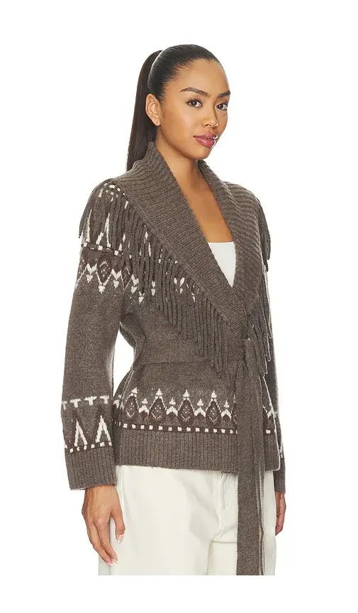 Simkhai Anaise Fairisle Cardigan | Thumbnail 2 Simkhai Anaise Fairisle Cardigan | Thumbnail 2