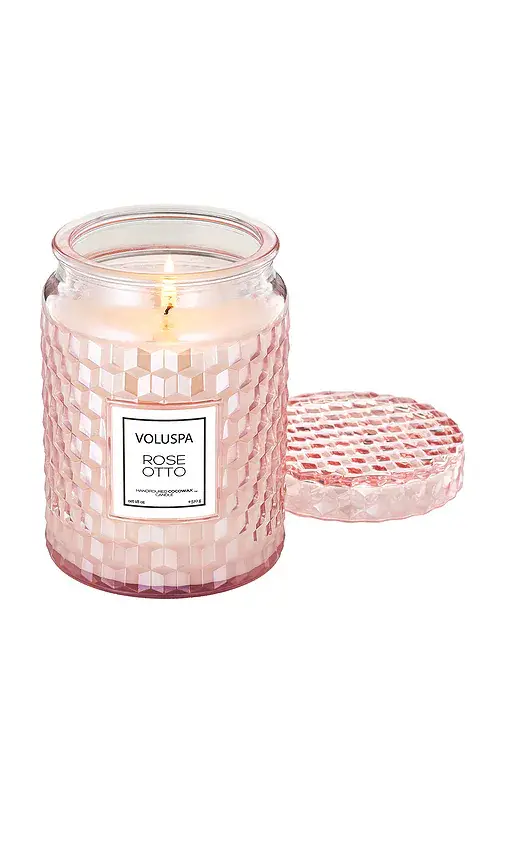 Voluspa Rose Otto Large Jar Candle | Thumbnail 2 Voluspa Rose Otto Large Jar Candle | Thumbnail 2