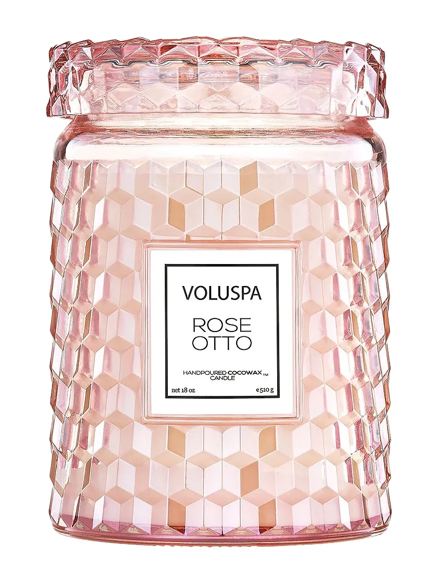 Voluspa Rose Otto Large Jar Candle