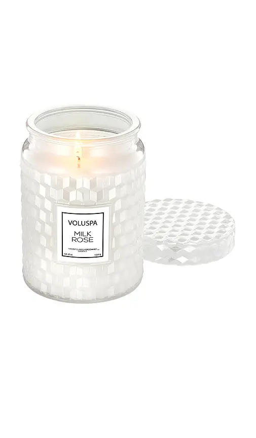 Voluspa Milk Rose Large Jar Candle | Thumbnail 2 Voluspa Milk Rose Large Jar Candle | Thumbnail 2