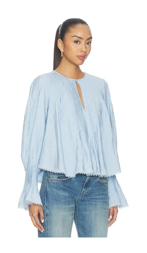 Free People Thousand Pintucks Blouse | Thumbnail 2 Free People Thousand Pintucks Blouse | Thumbnail 2