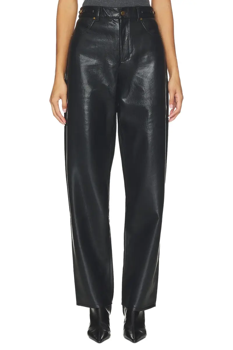 PAIGE Emilie With Novelty Waistband Tapered Leg Pant
