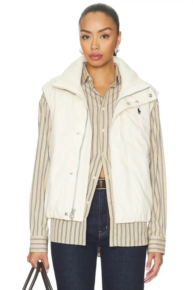 Polo Ralph Lauren Nylon Cotton Puffer Vest