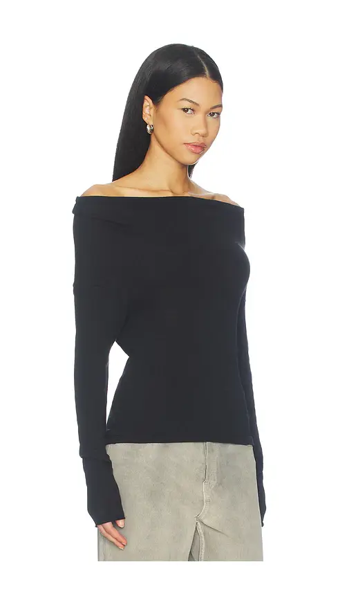 GRLFRND Off Shoulder Long Sleeve Tee | Thumbnail 2