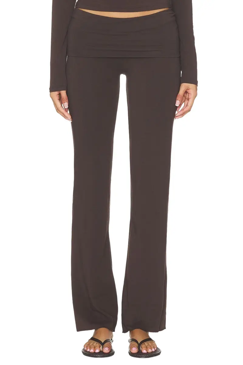 Cotton Jersey Foldover Pant Cotton Jersey Foldover Pant