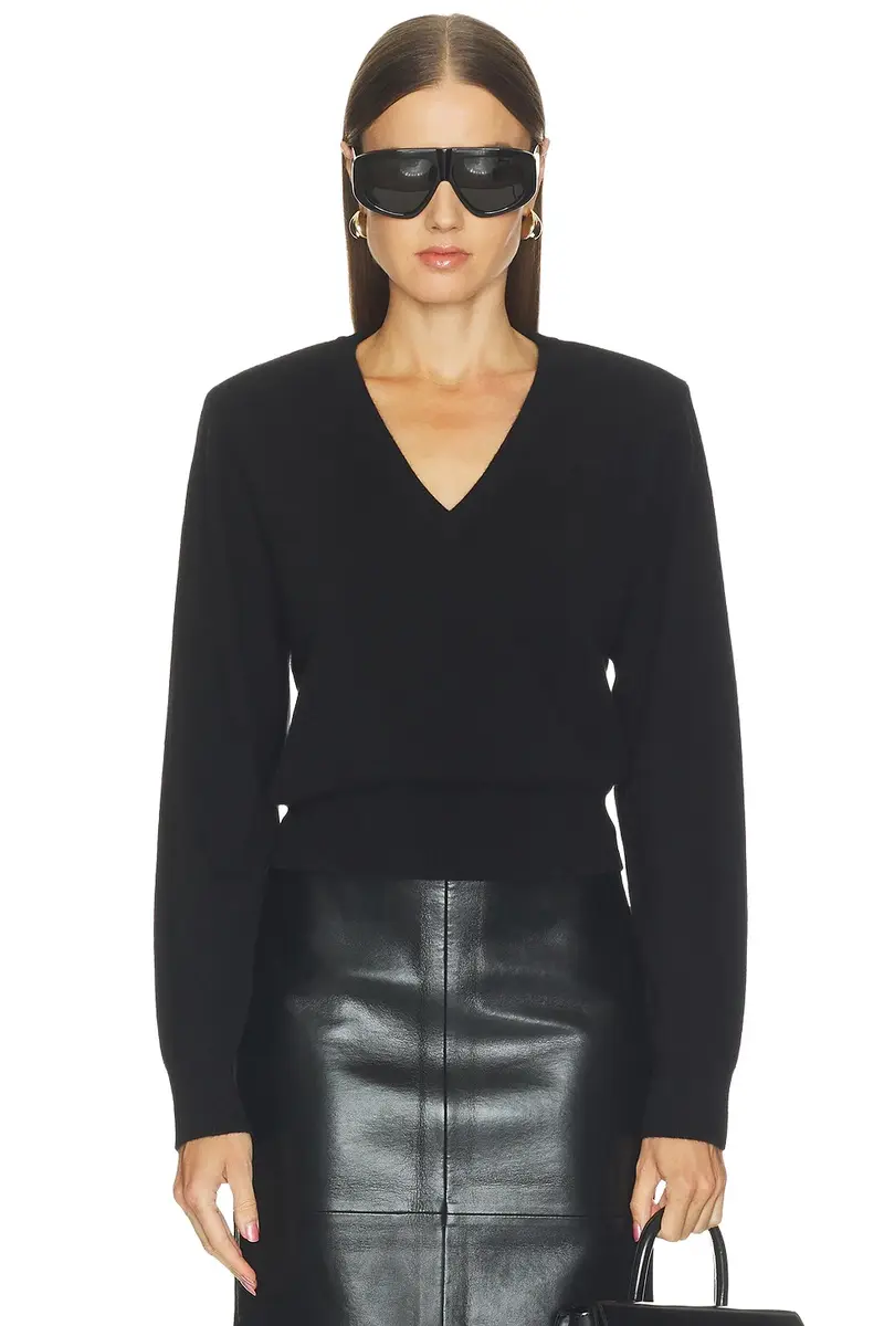 EAVES Verna Shoulder Pad Sweater