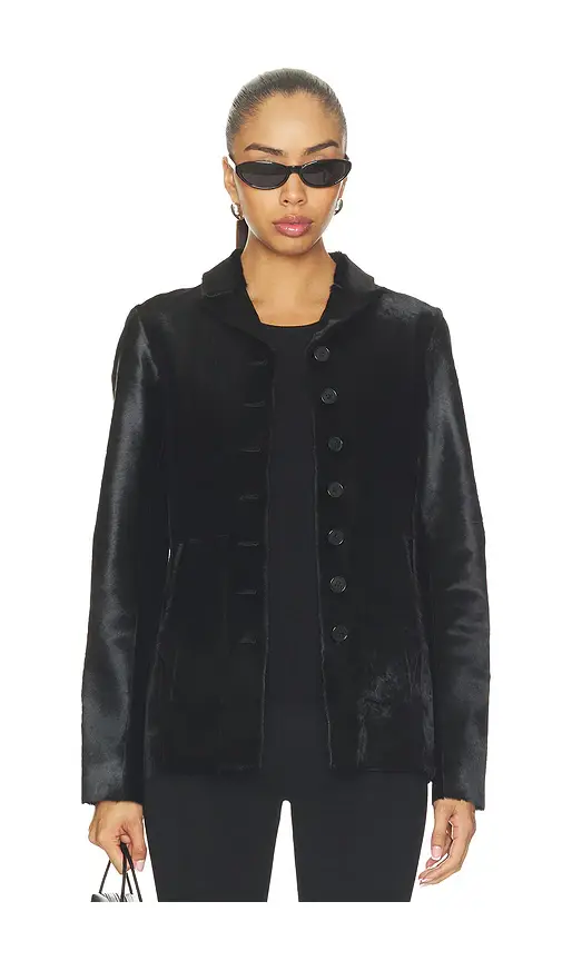 EAVES Sigrun Calf Hair Jacket | Thumbnail 2 EAVES Sigrun Calf Hair Jacket | Thumbnail 2