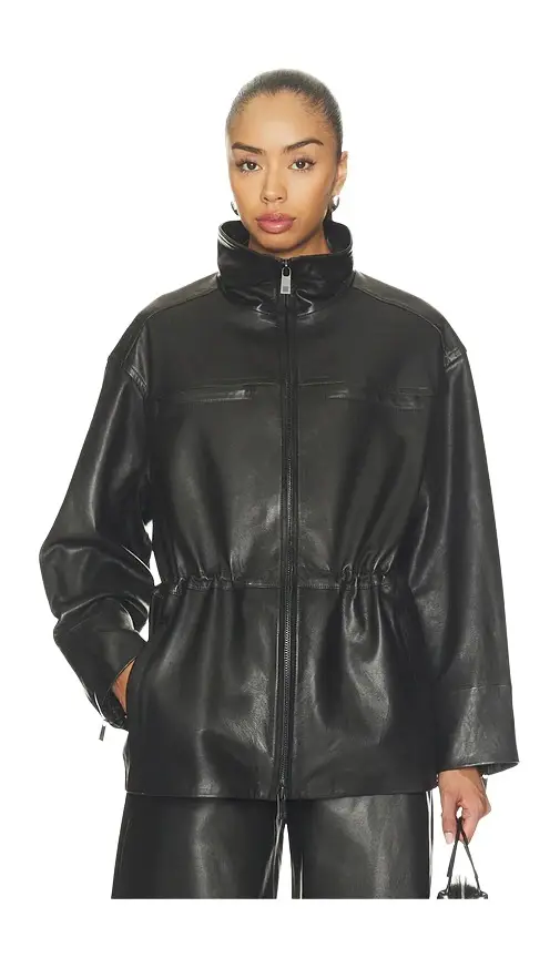 Niko Leather Parka Jacket Niko Leather Parka Jacket