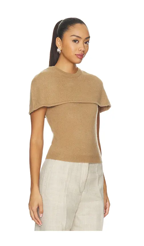 Simkhai Yuki Short Sleeve Cape Top | Thumbnail 2 Simkhai Yuki Short Sleeve Cape Top | Thumbnail 2