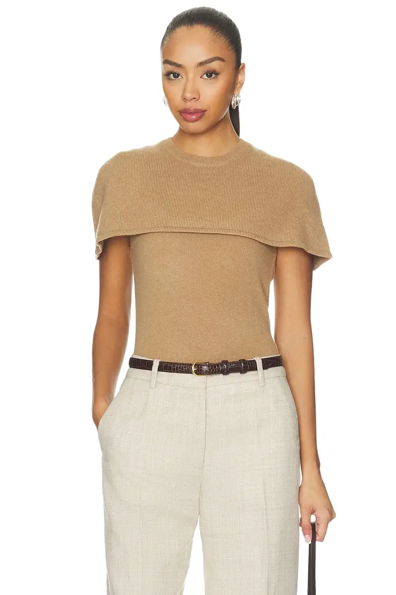 Yuki Short Sleeve Cape Top Yuki Short Sleeve Cape Top