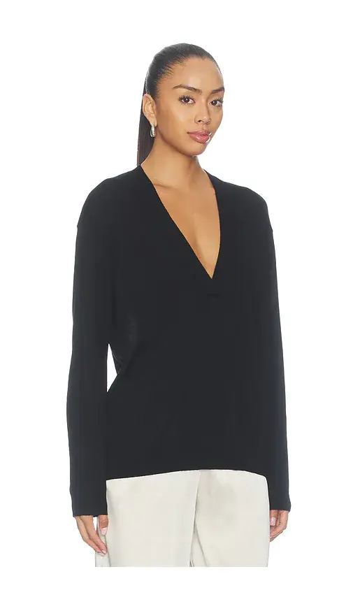 EAVES Geri V Neck Top | Thumbnail 2
