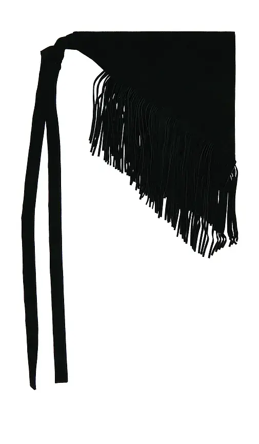 EAVES Milo Fringe Suede Belt
