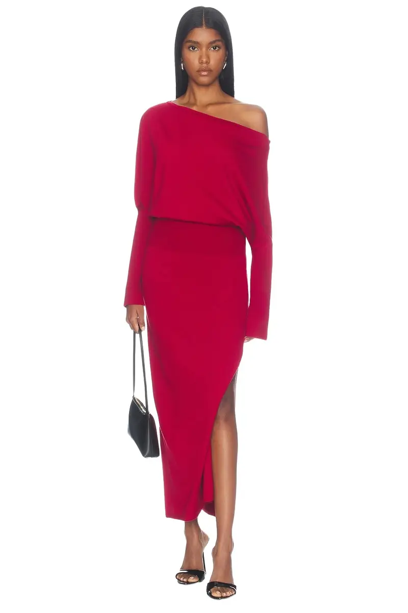 Simkhai Janese Off Shoulder Midi Dress