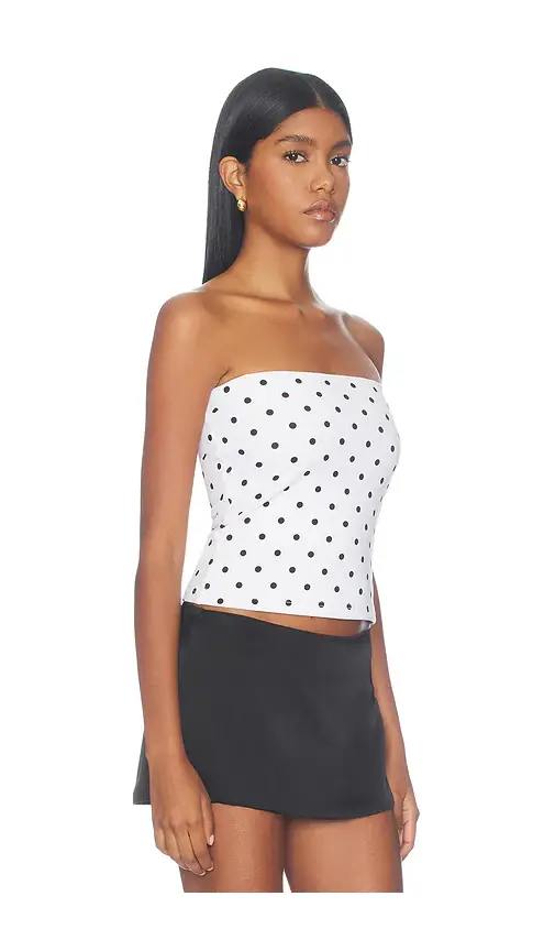 susana monaco Polka Dot Tube Top | Thumbnail 2 susana monaco Polka Dot Tube Top | Thumbnail 2
