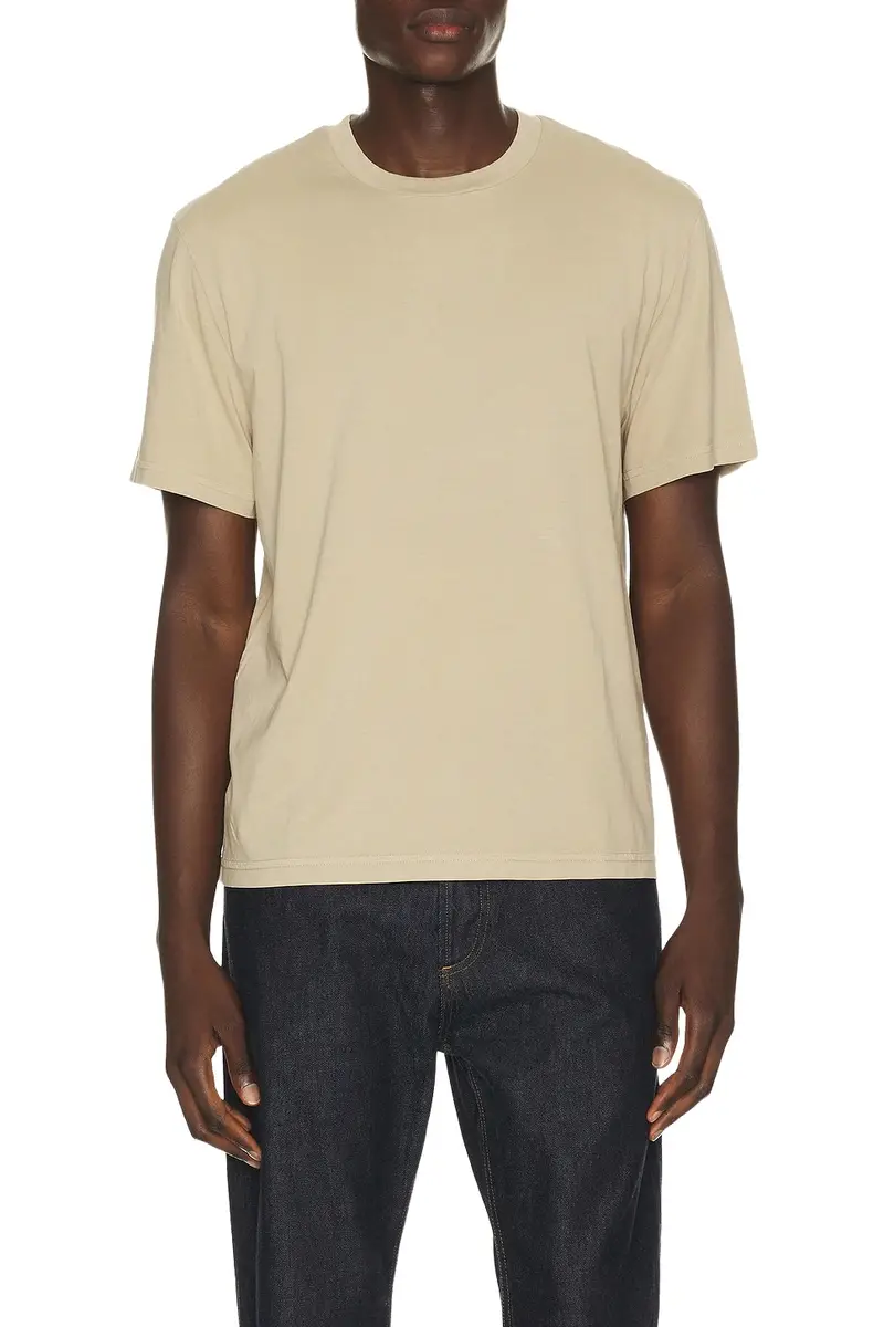 Frame Short Sleeve Light Cotton Tee