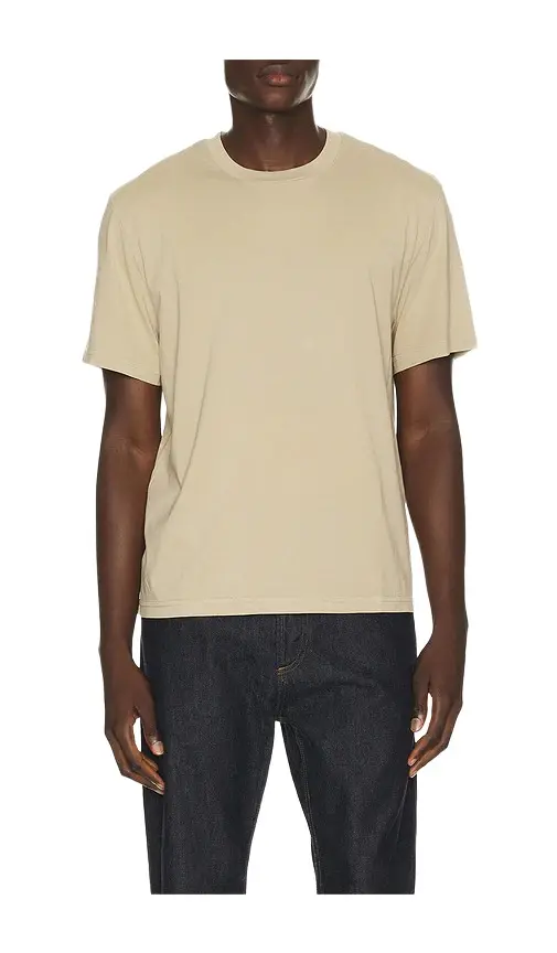 Frame Short Sleeve Light Cotton Tee
