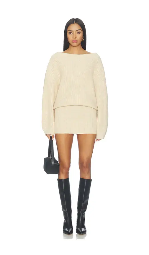 Lovers and Friends Kaylie One Shoulder Sweater Dress | Thumbnail 2