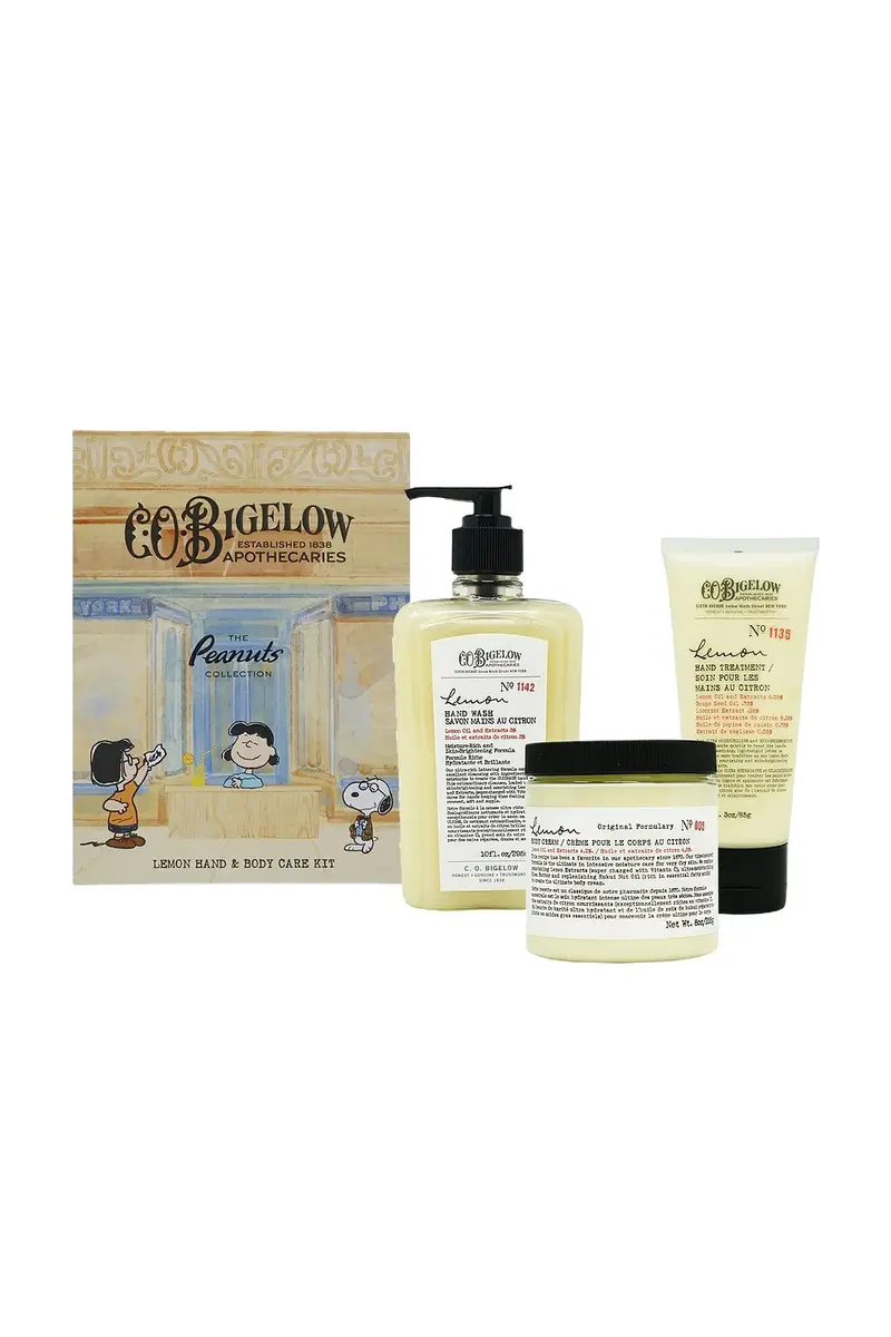 C.O. Bigelow X Peanuts Lemon Bath & Body Care Apothecary Box