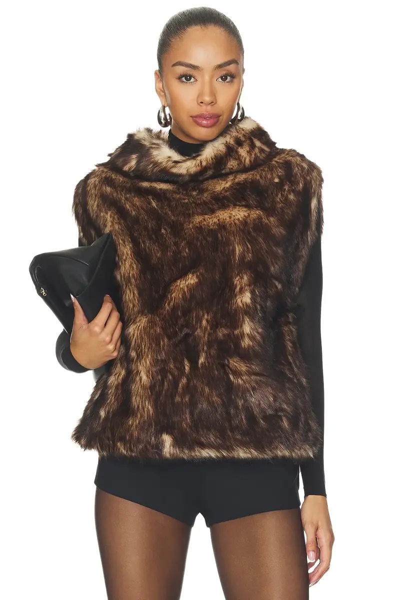 Unreal Fur Highlander Faux Fur Vest