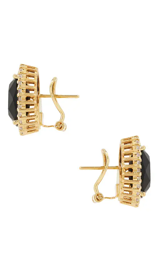 Anton Heunis Omega Clasp Oval Earrings | Thumbnail 2 Anton Heunis Omega Clasp Oval Earrings | Thumbnail 2
