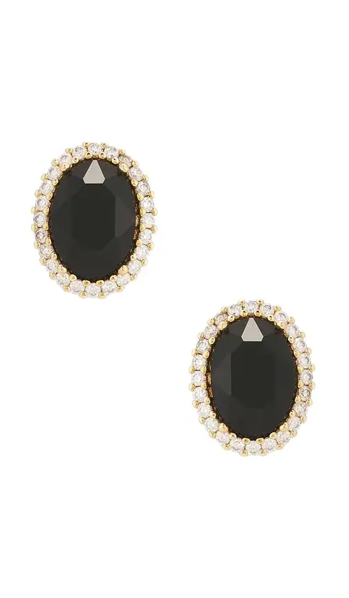 Anton Heunis Omega Clasp Oval Earrings